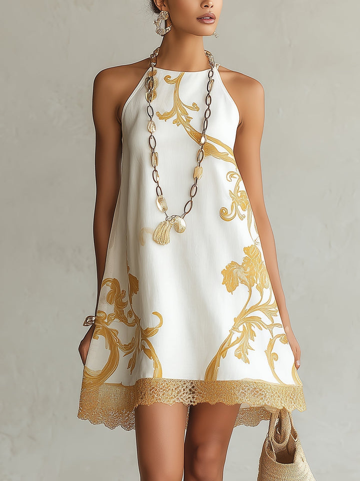Harlow™ | Golden Floral Summer Elegance