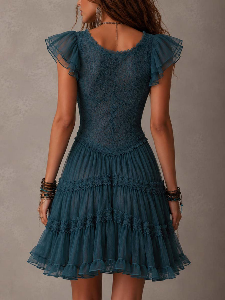 Brielle™ | Romantic Lace &amp; Chiffon Elegance