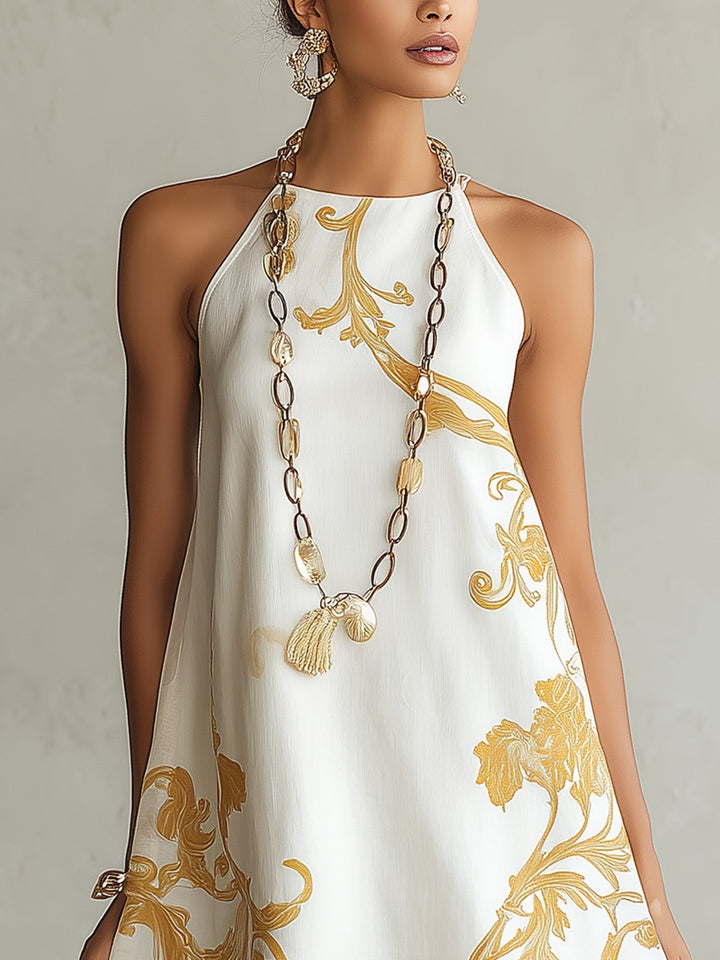 Harlow™ | Golden Floral Summer Elegance