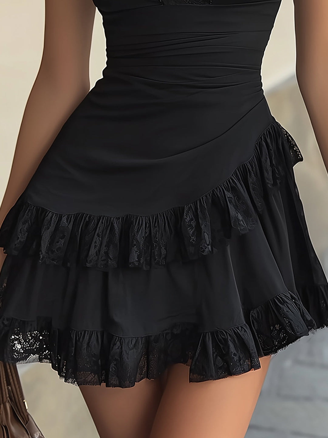 Lucinda™ | Timeless Lace &amp; Ruffle Elegance