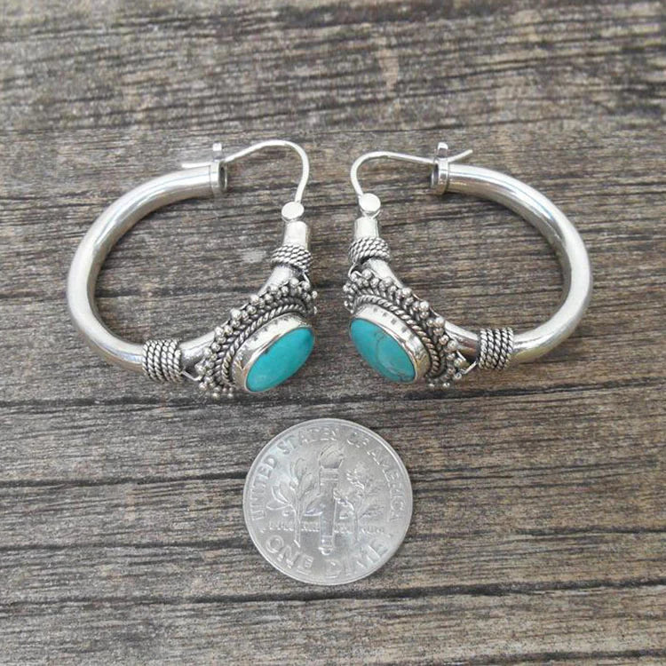Vanessa | Retro Turquoise Earrings