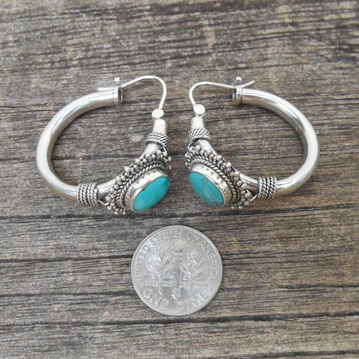 Vanessa | Retro Turquoise Earrings
