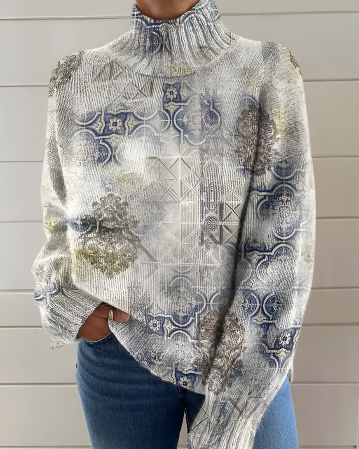 Edda | Casual Graphic Knitted Sweater
