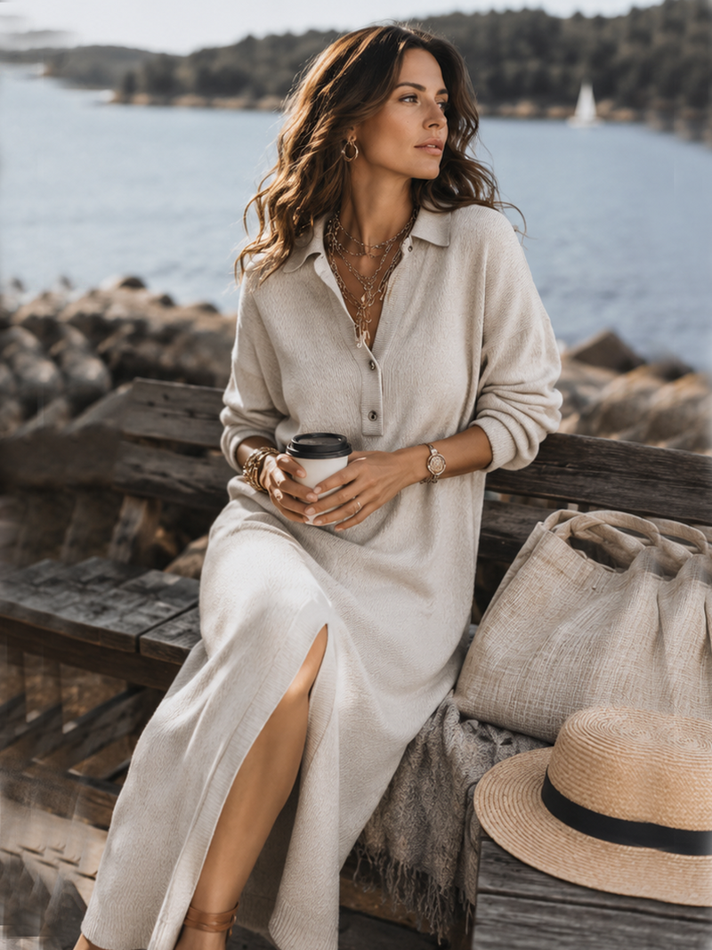 Phoebe™ | Relaxed Mock Neck Sweater