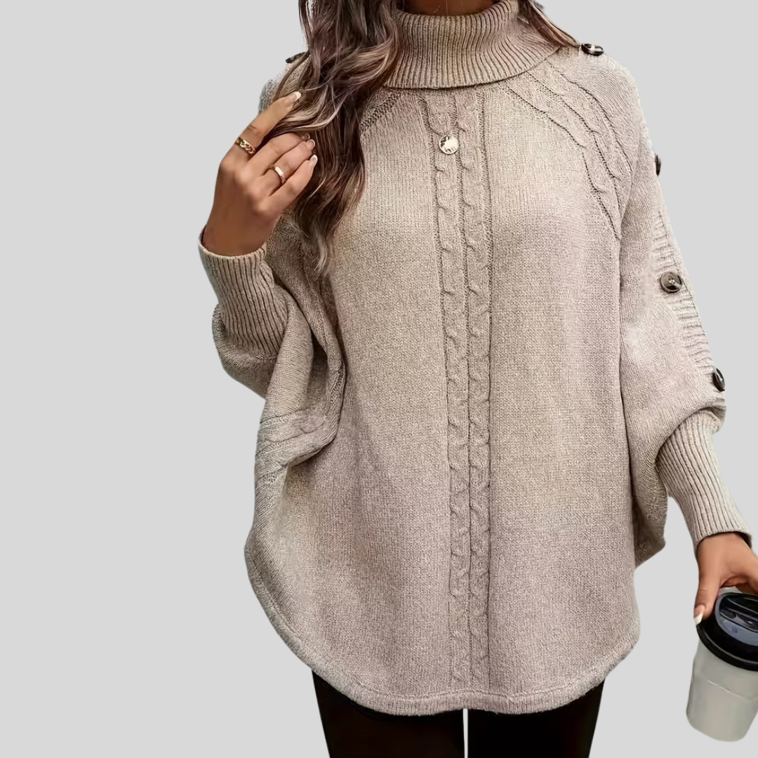 Imogen™ | Cable-Knit Turtleneck Sweater