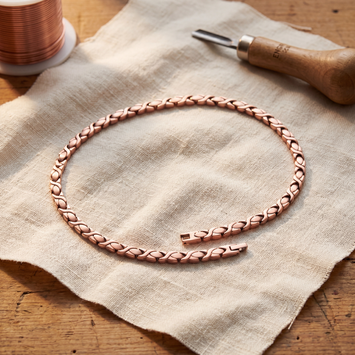 Maya's Cedar Copper Necklace