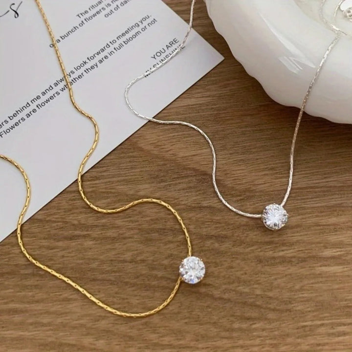 Grace | Moissanite Gemstone Necklace