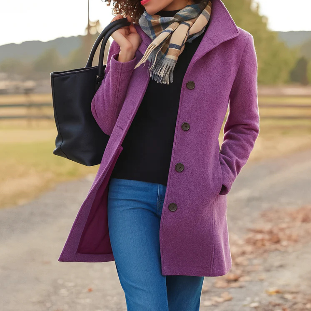 Lauren | Classic Button-Front Coat
