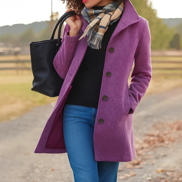 Lauren | Classic Button-Front Coat