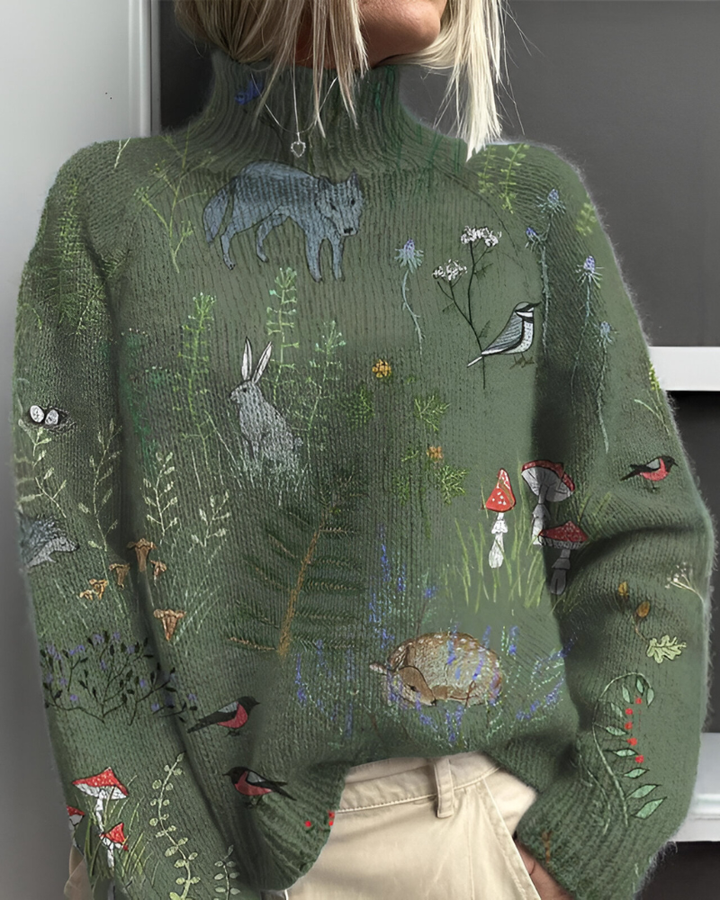 Edda | Casual Graphic Knitted Sweater