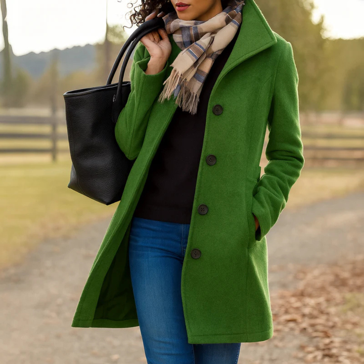 Lauren | Classic Button-Front Coat