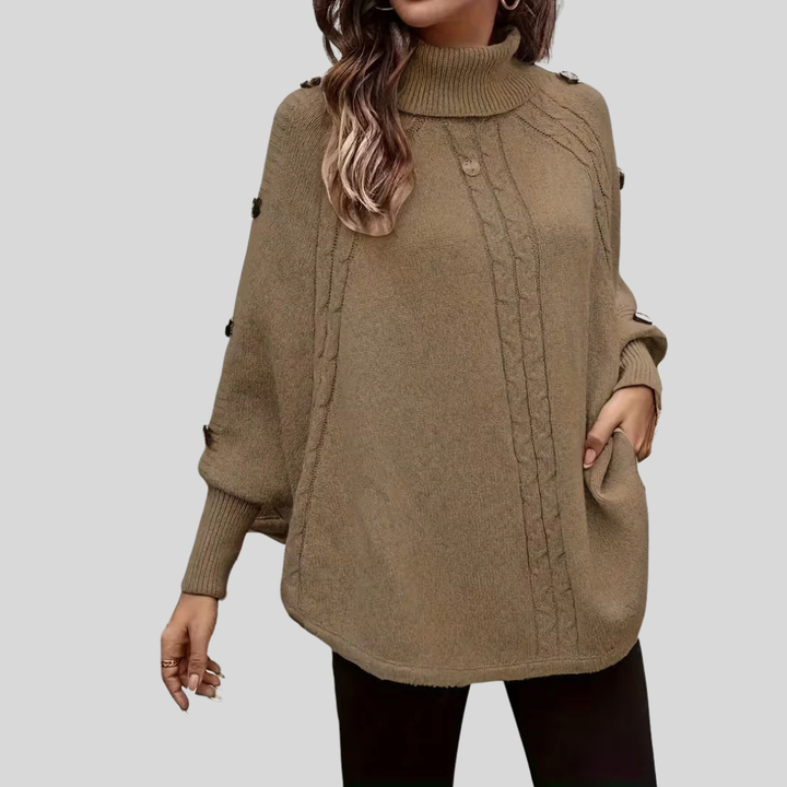 Imogen™ | Cable-Knit Turtleneck Sweater