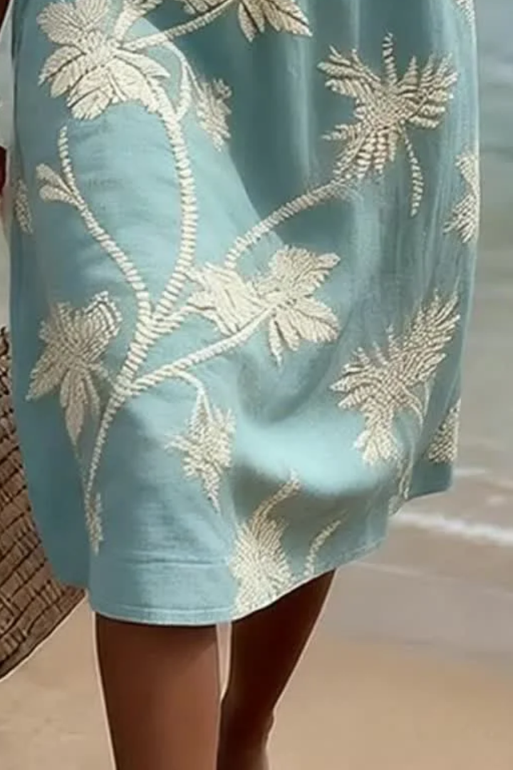 Naomi | Elegant Floral Midi Dress