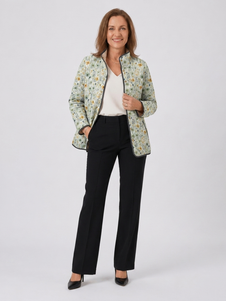 Pearl™ | Meadow Floral Quilted Jacket