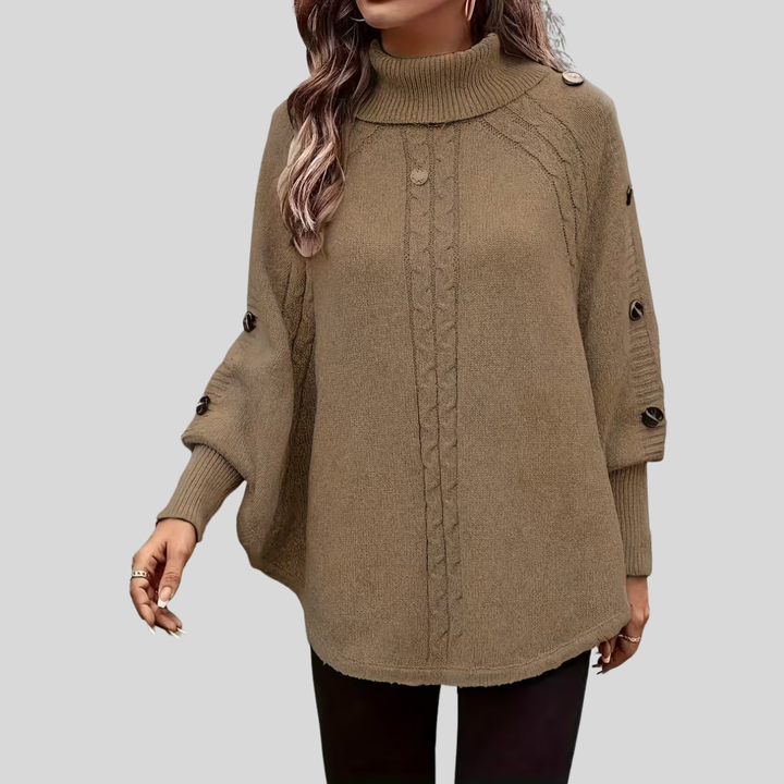 Imogen™ | Cable-Knit Turtleneck Sweater