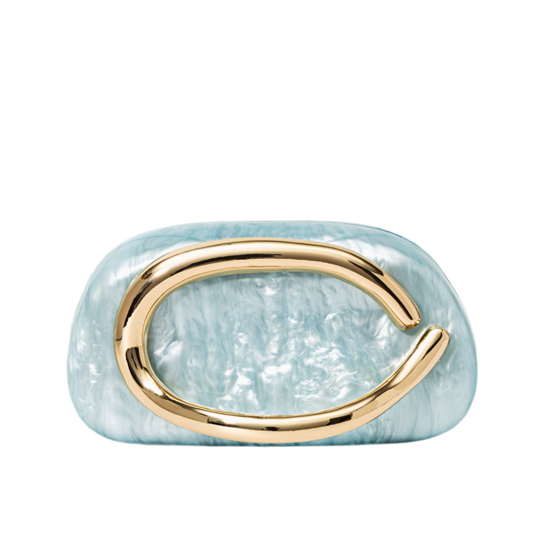 Aurora | Elegance Redefined – Pearlescent Sculptural Clutch