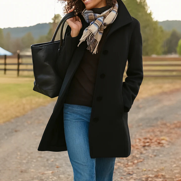 Lauren | Classic Button-Front Coat