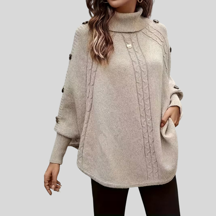 Imogen™ | Cable-Knit Turtleneck Sweater