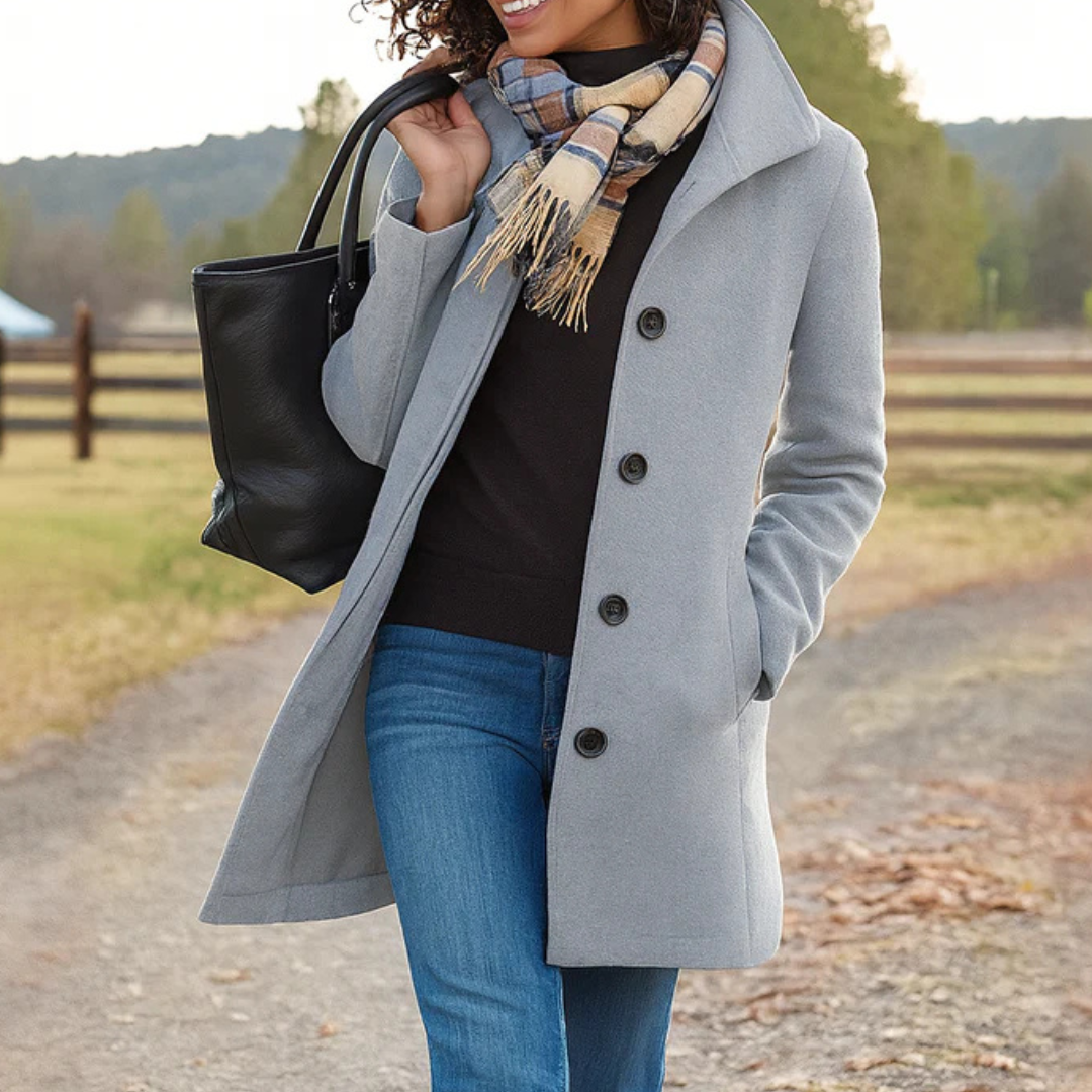 Lauren | Classic Button-Front Coat