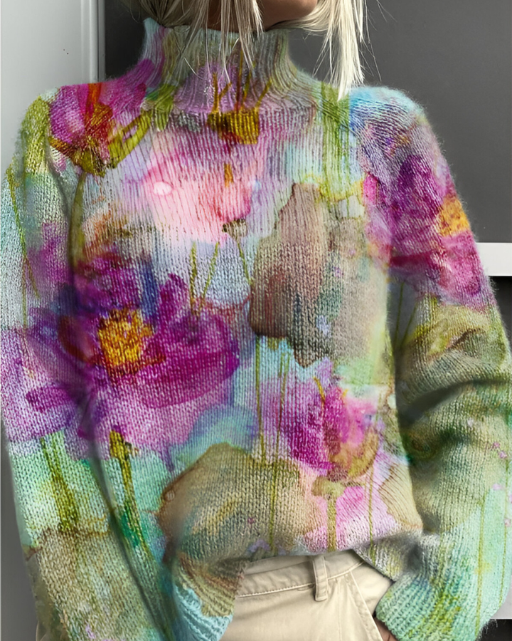 Edda | Casual Graphic Knitted Sweater