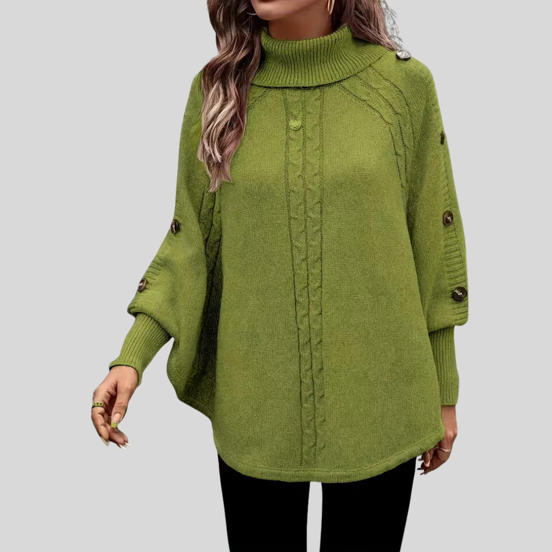 Imogen™ | Cable-Knit Turtleneck Sweater