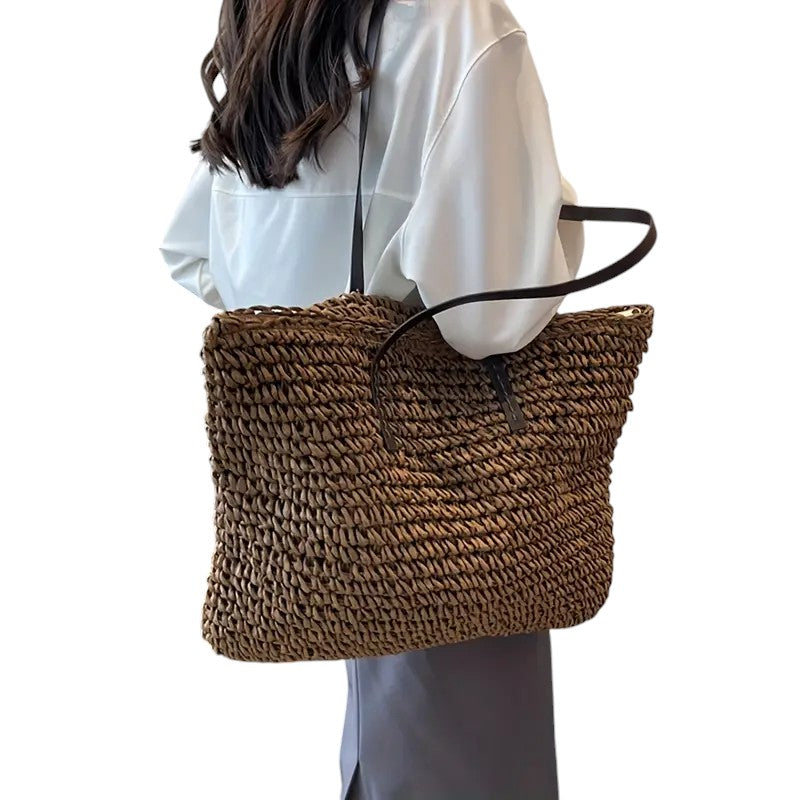 Reagan | Woven Tote Bag