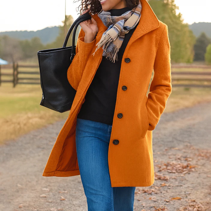 Lauren | Classic Button-Front Coat