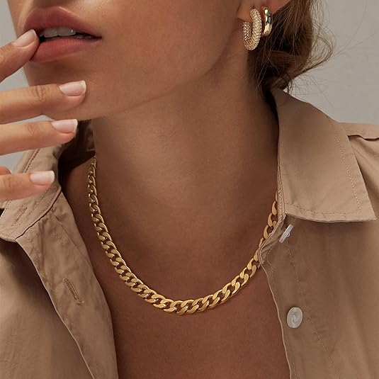 Ashley | BOLD CUBAN LINK NECKLACE