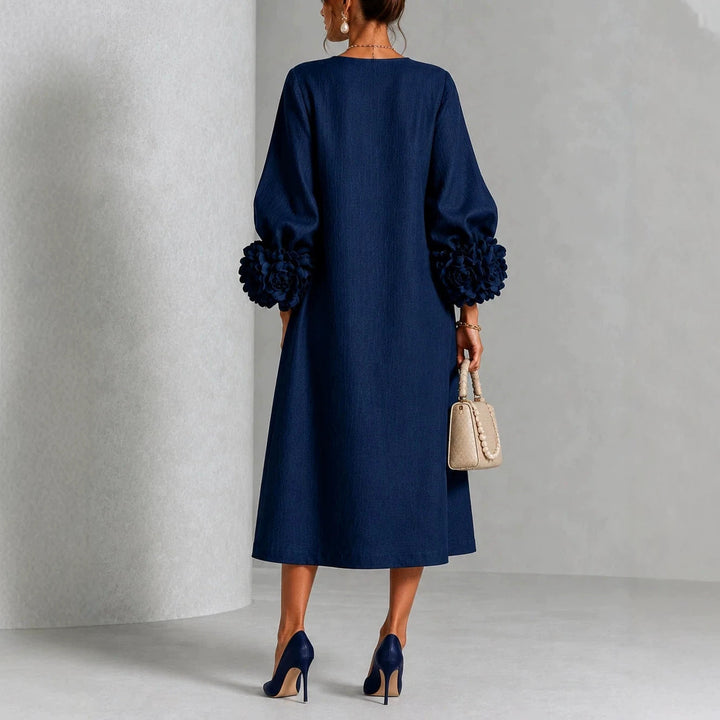 Georgia™ | Rose Cuff A-Line Dress