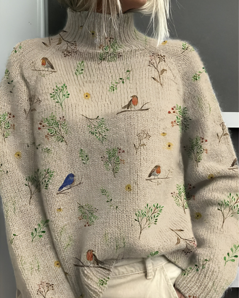Edda | Casual Graphic Knitted Sweater