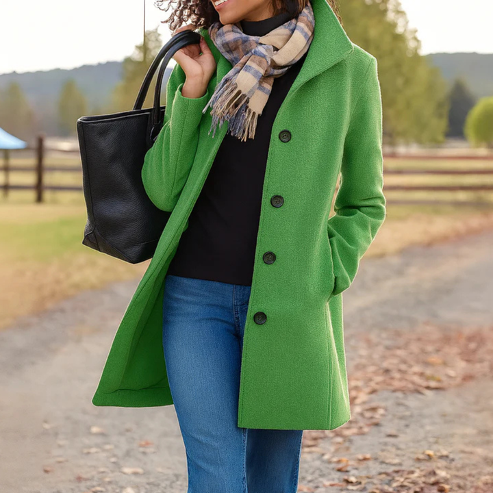 Lauren | Classic Button-Front Coat