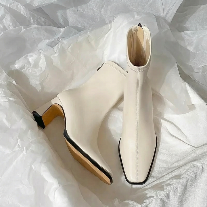 Sofia | Elegant Ankle Boots with Sleek Heel and Refined Design