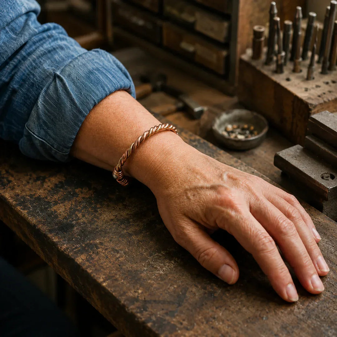 Maya's River Copper Bracelet