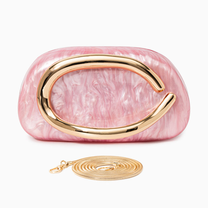 Aurora | Elegance Redefined – Pearlescent Sculptural Clutch