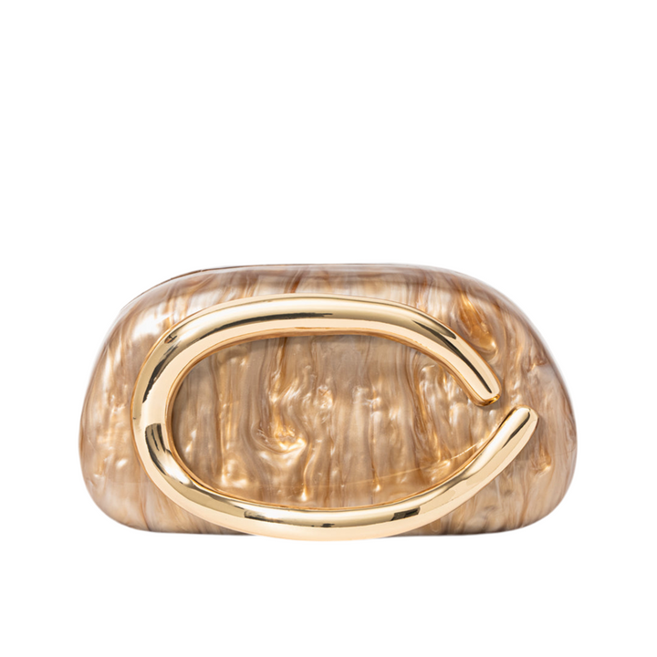 Aurora | Elegance Redefined – Pearlescent Sculptural Clutch