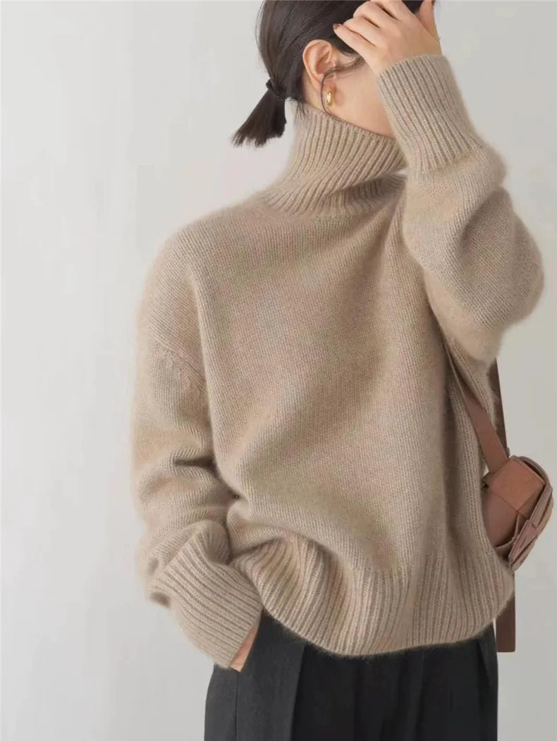 Aubrey | Cashmere Turtleneck Sweater