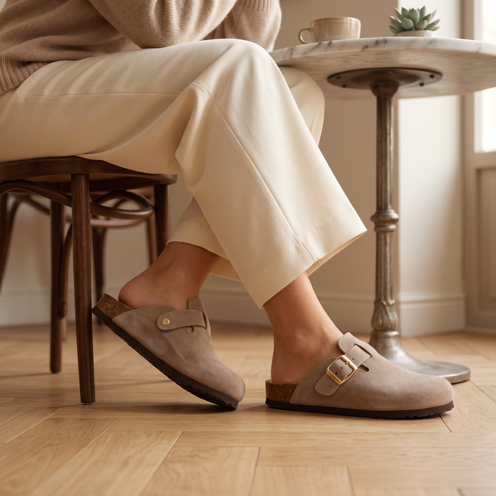 Milou | Comfort Mules, Timeless Elegance