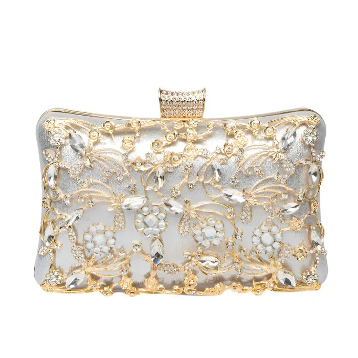 Ellie Evening Clutch | Glamorous Rhinestone Accessory