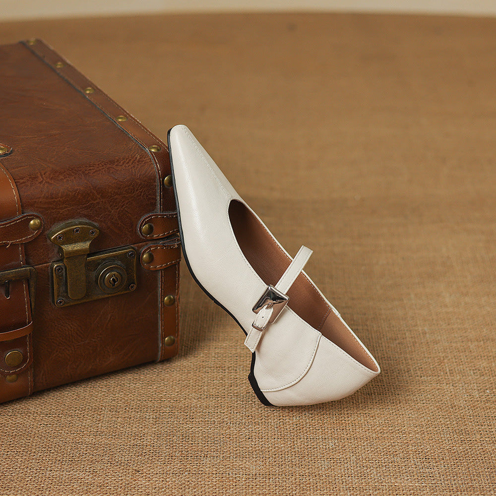 Frances™ | Pointed-Toe Comfort Mary Janes