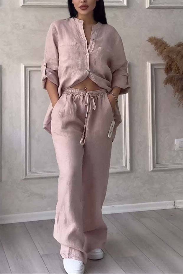 Marline | Casual Linen Ladies' Set