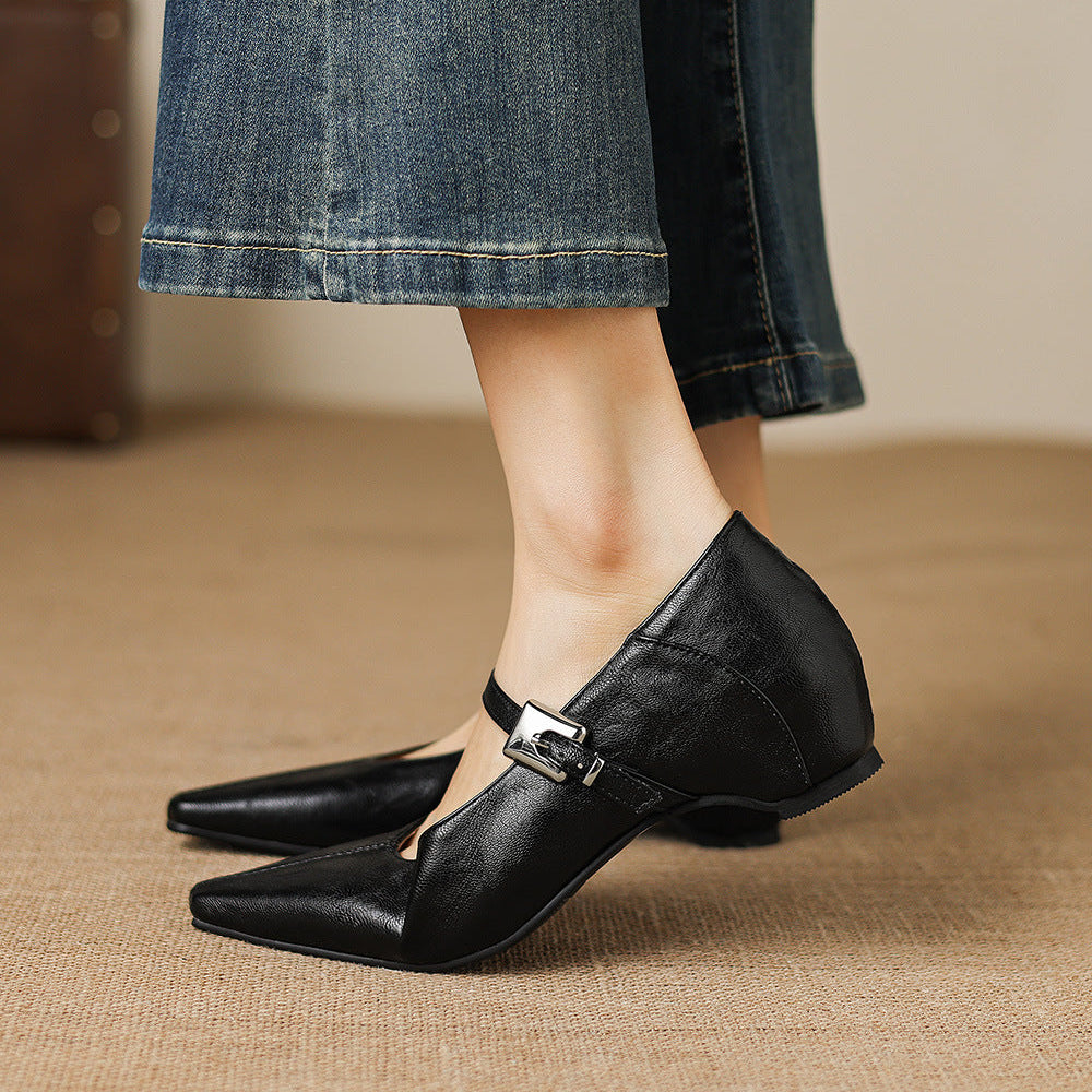 Frances™ | Pointed-Toe Comfort Mary Janes