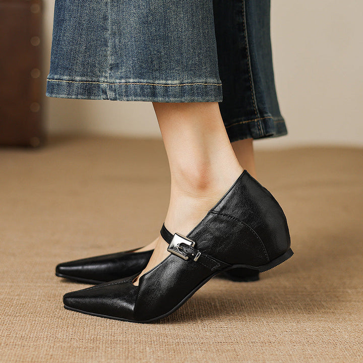 Frances™ | Pointed-Toe Comfort Mary Janes