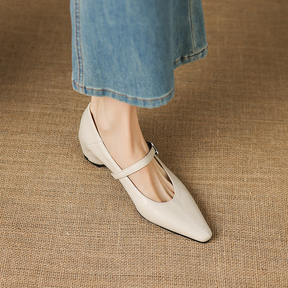 Frances™ | Pointed-Toe Comfort Mary Janes