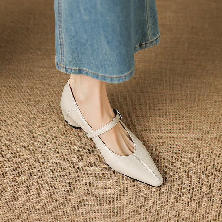 Frances™ | Pointed-Toe Comfort Mary Janes