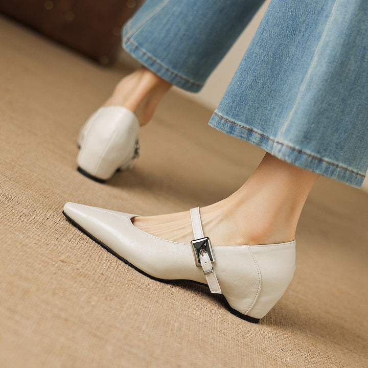 Frances™ | Pointed-Toe Comfort Mary Janes