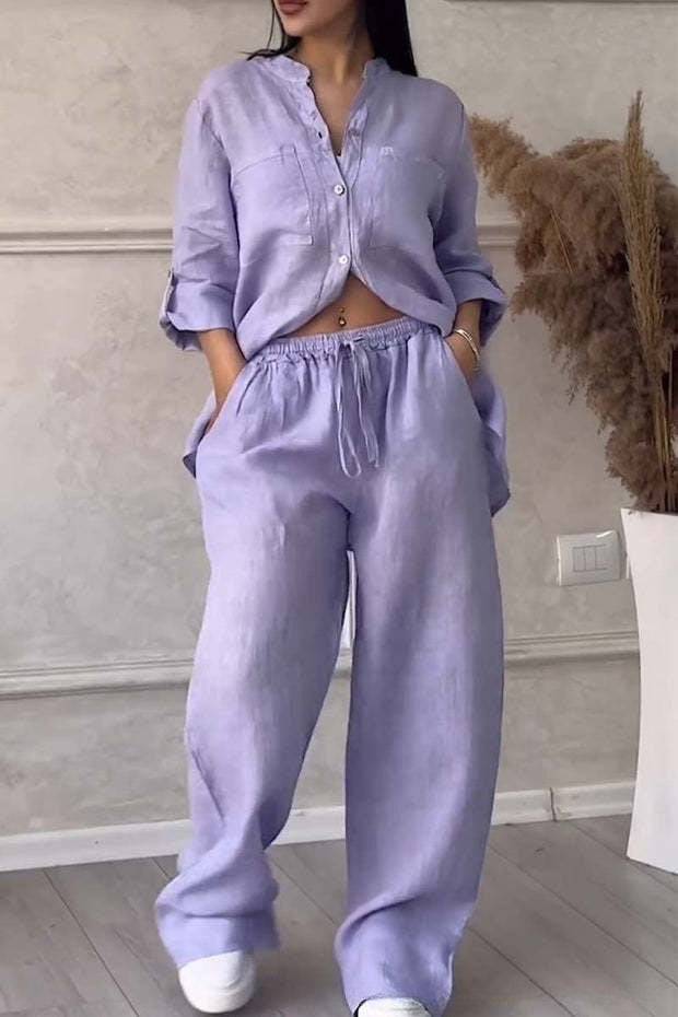 Marline | Casual Linen Ladies' Set