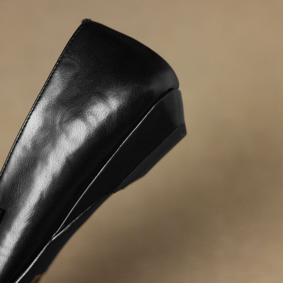 Lacey™ | Brogue Double-Strap Wedge Mary Janes