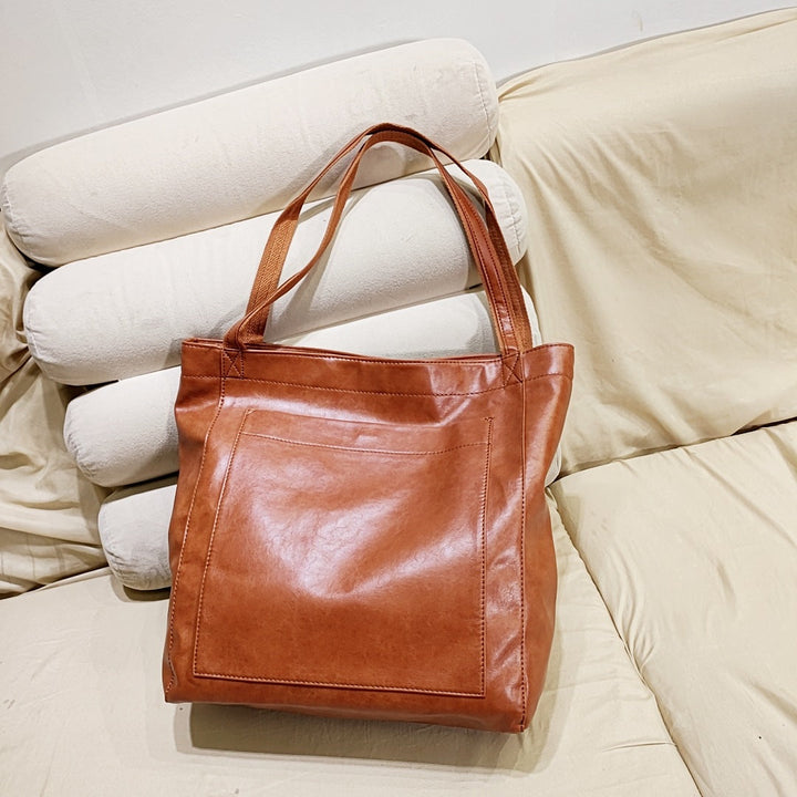 Ashley | Signature Genuine Leather Tote Bag