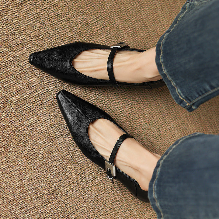 Frances™ | Pointed-Toe Comfort Mary Janes