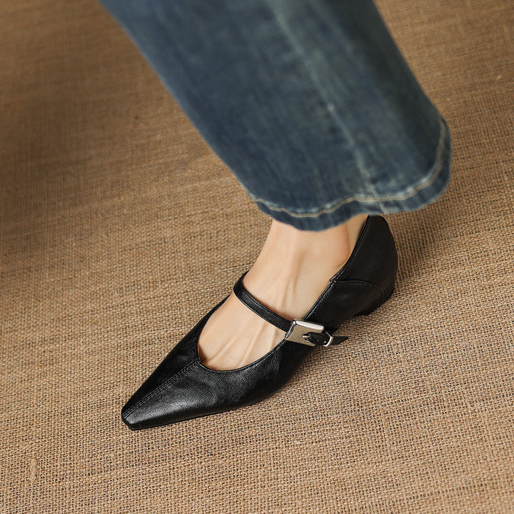 Frances™ | Pointed-Toe Comfort Mary Janes